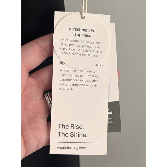 Vouri One Shot Performance Stretch Knit Mini Tennis Dress Black Women's L NWT - Picture 10 of 14